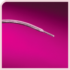 Anatomically designed anterior needle with a 2.3mm diameter is designed to provide safe tip placement
